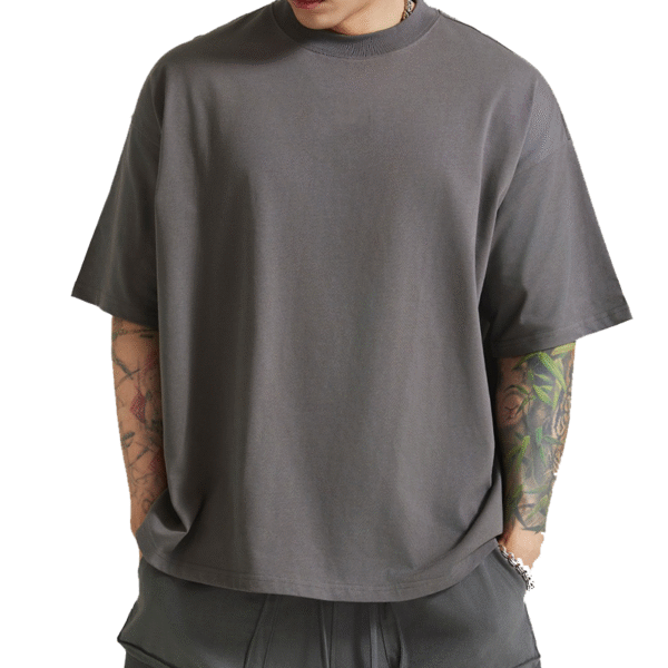 100% Cotton Plain 300gsm Drop Shoulder T-Shirts