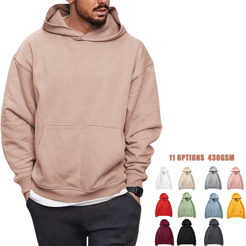 Custom Logo Cotton 430gsm Hoodies