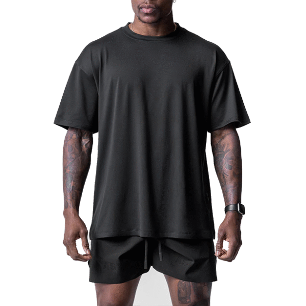 Gym Sport Plus Size Mesh Men's T-Shirts