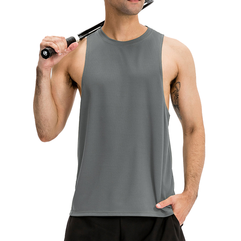 Sports 100% Polyester Mesh Tank Tops
