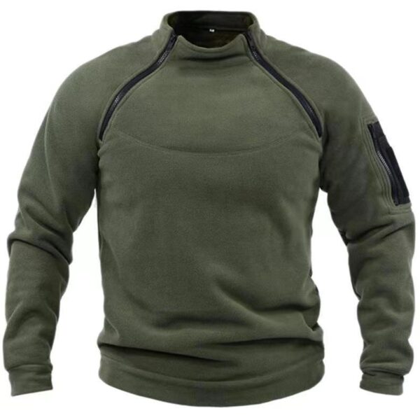 100% Polyester Men Zipper Sweatshirts