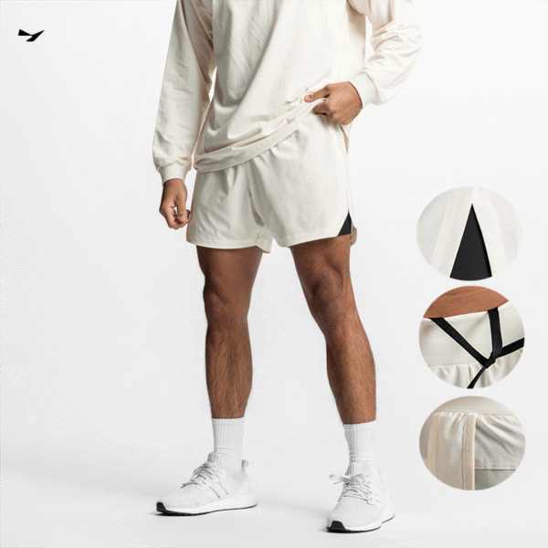 Polyester Athletic Running Gym Shorts