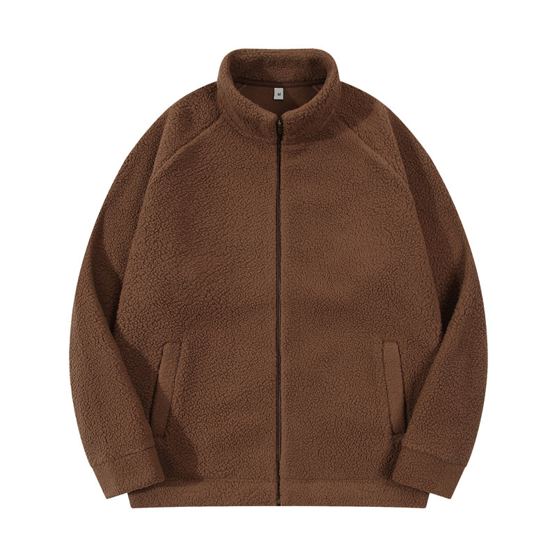 Custom Logo Zipper Fleece Jacket