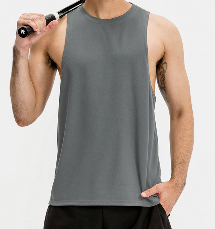Sports 100% Polyester Mesh Tank Tops - 图片 6