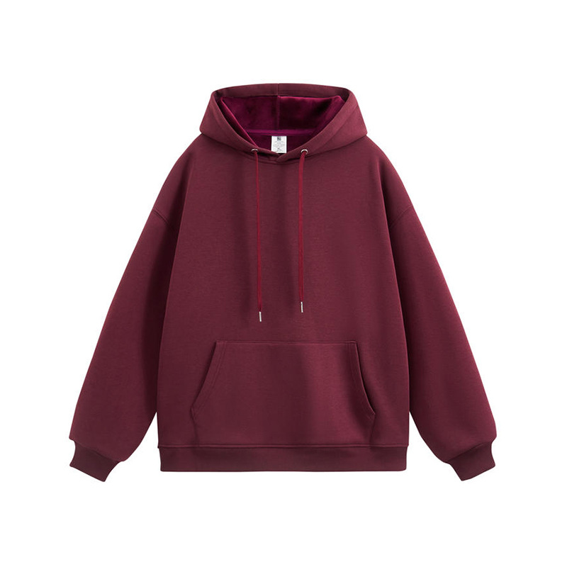 Heavy Weight Cotton Velvet Hoodie - 图片 4