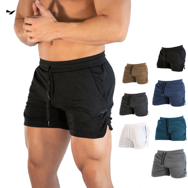 Custom Logo Mesh Gym Shorts Men