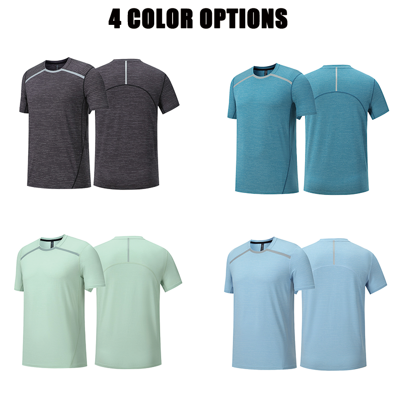 Gym Plain Blank Sport T-Shirts for Men - 图片 2
