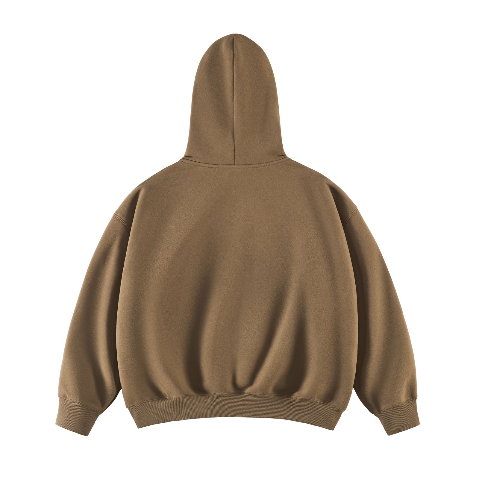 Boxy Cropped Zip Up Hoodie - 图片 5