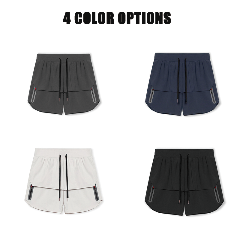 Woukout Streetwear Polyester Running Shorts - 图片 2