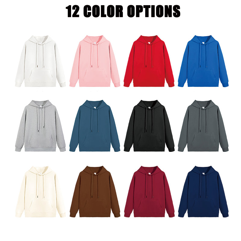 Wholesale 320gsm Cotton Screen Printing Hoodies - 图片 2