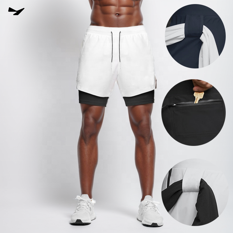 Camo Sublimation Polyester Woukout Gym Shorts