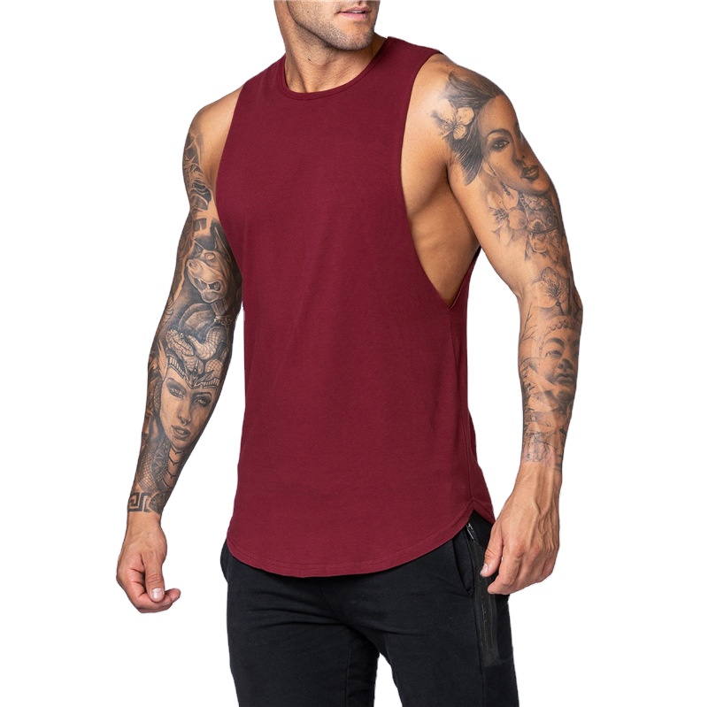 Custom Logo Gym Wear Tank Top Men - 图片 3