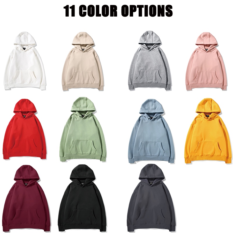 Custom Logo Cotton 430gsm Hoodies - 图片 2