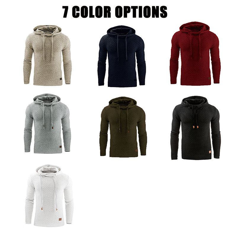 100% Polyester Blank Hoodies Men - 图片 2