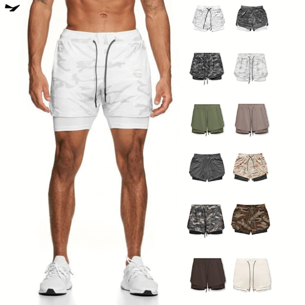 Camo Sublimation Mesh Gym Shorts