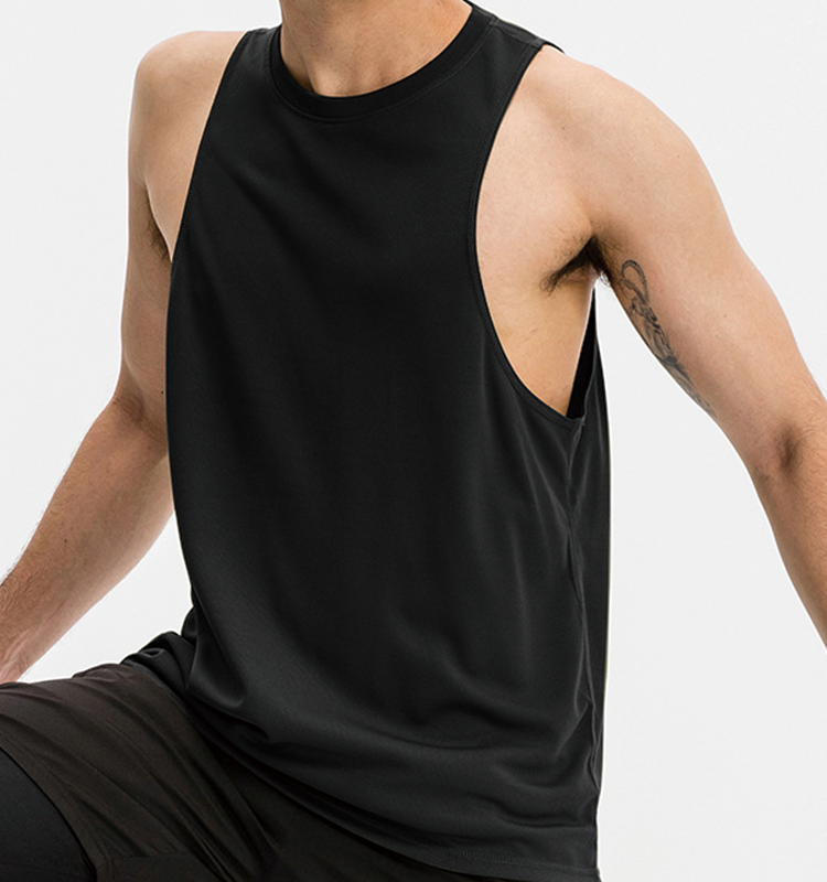 Sports 100% Polyester Mesh Tank Tops - 图片 4
