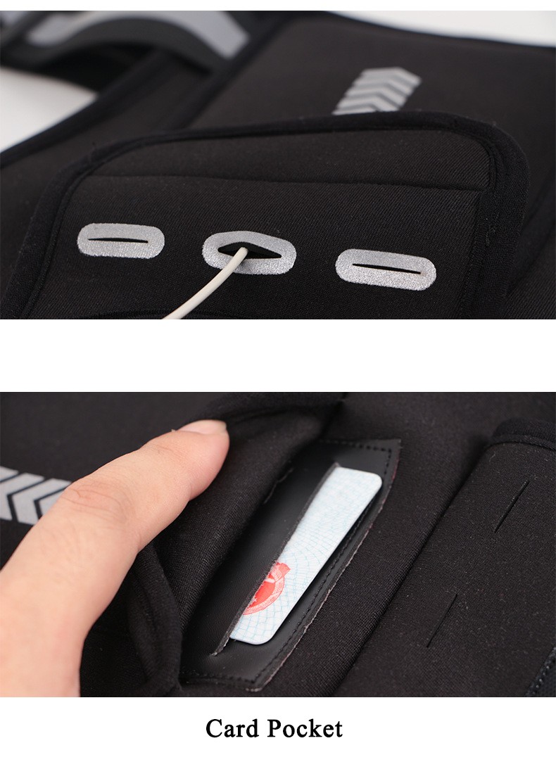 Wholesales High Quality Custom Logo Sports Running Gym Exercise Reflective Mini Gym Bag - 图片 6