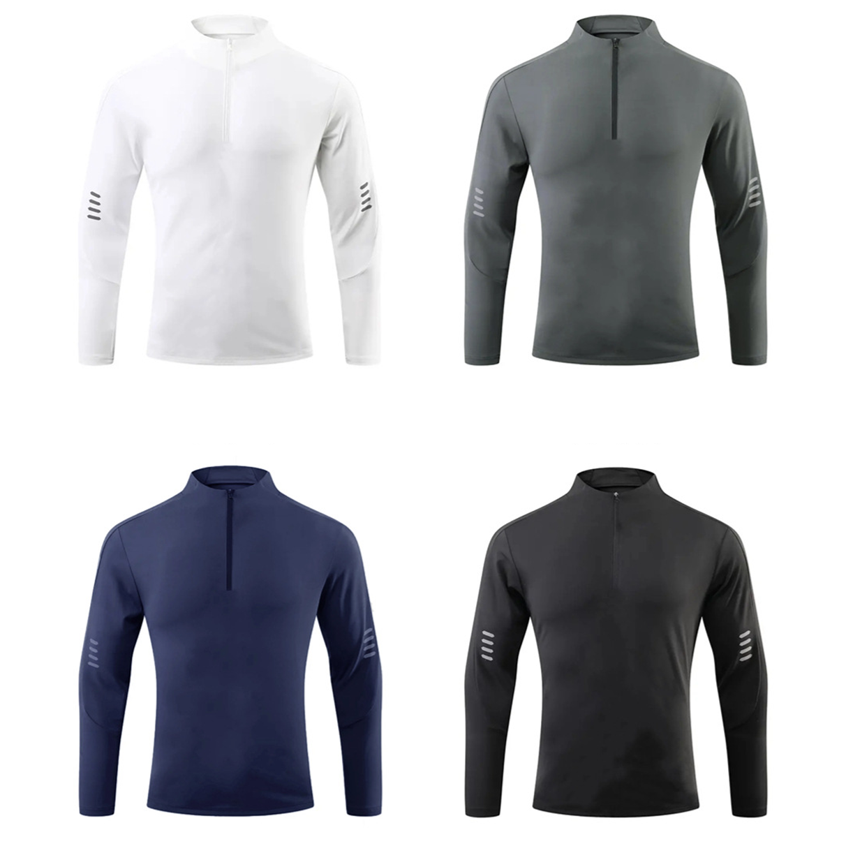 Custom Logo Running Compress Gym Tee - 图片 5