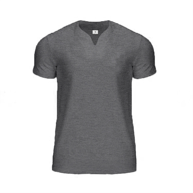 Athletic Sportswear Plain Gym T-Shirts - 图片 4