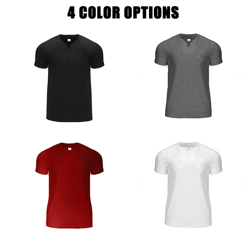 Athletic Sportswear Plain Gym T-Shirts - 图片 2