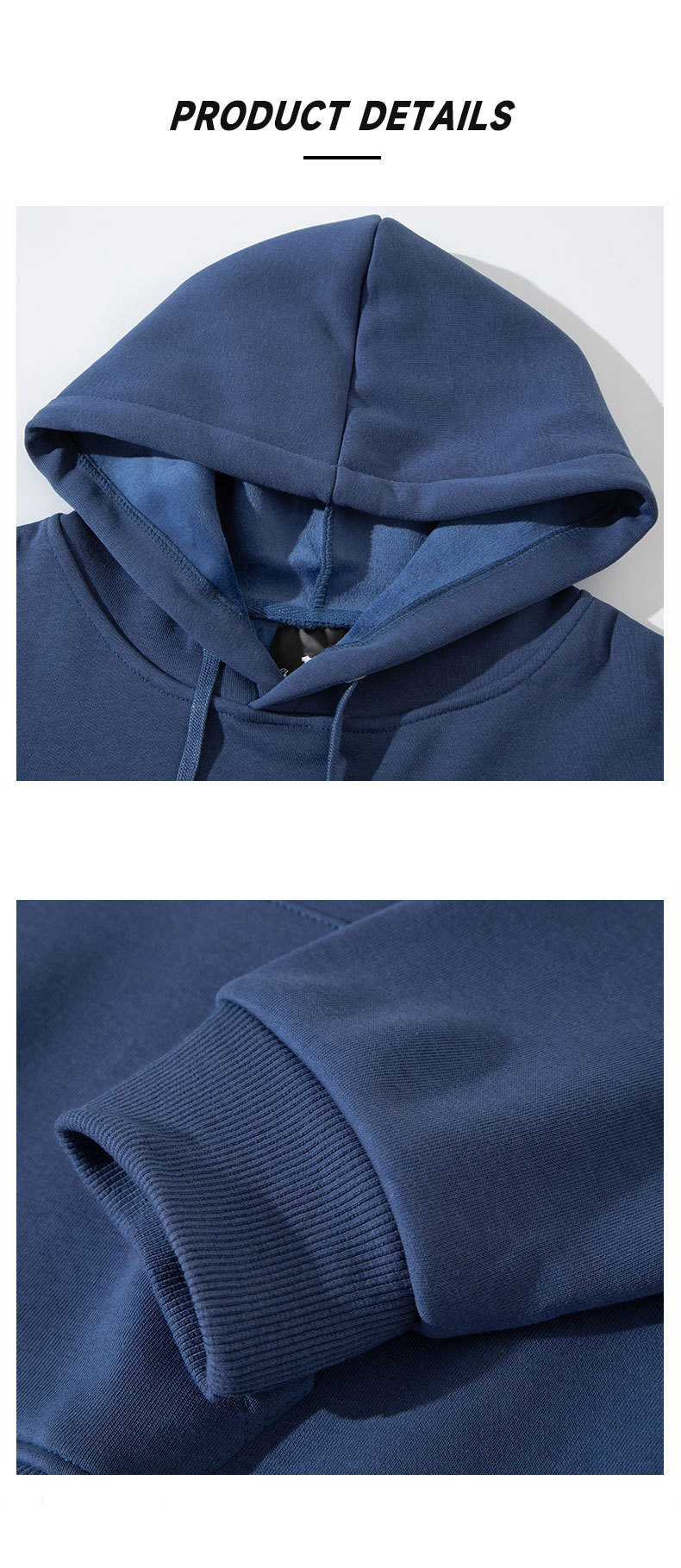 Heavy Weight Cotton Velvet Hoodie - 图片 6