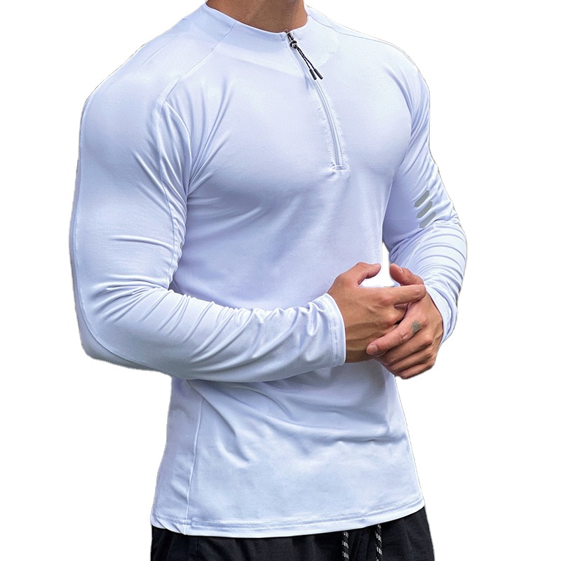 Custom Logo Running Compress Gym Tee - 图片 3