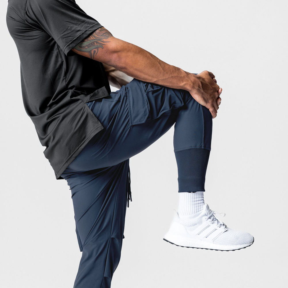 Custom Sports Nylon Fitness Cargo Pants - 图片 4