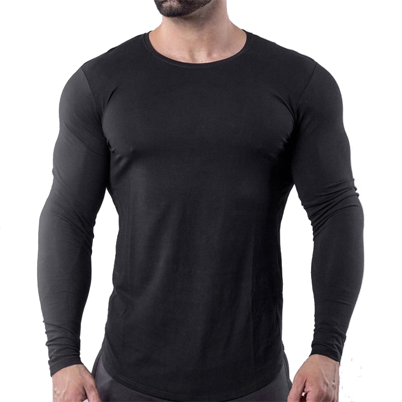 Custom Long Sleeve Running Compress Shirts - 图片 3