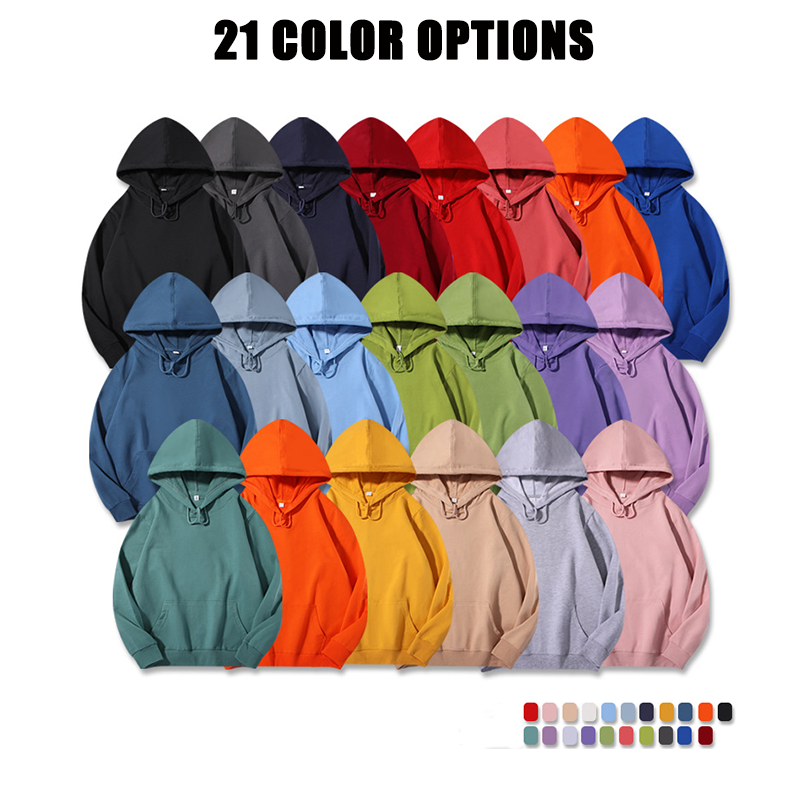 260GSM Blank Cotton Terry Hoodies - 图片 2