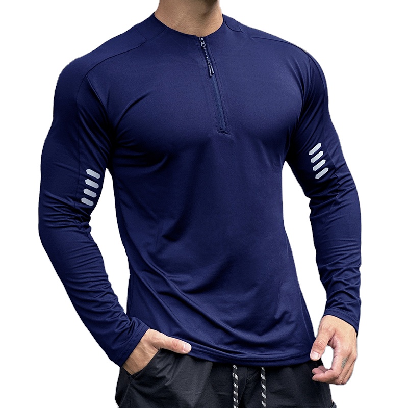 Custom Logo Running Compress Gym Tee - 图片 4