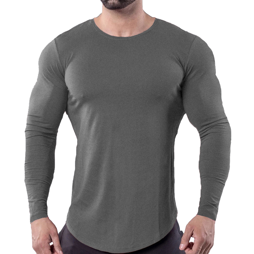 Custom Long Sleeve Running Compress Shirts - 图片 4