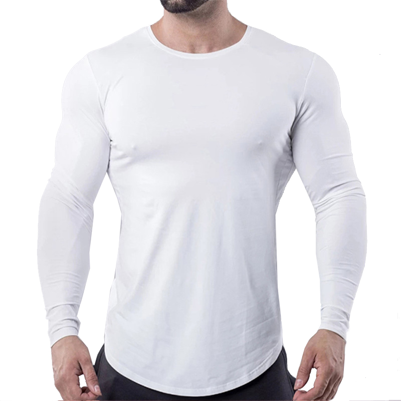 Custom Long Sleeve Running Compress Shirts - 图片 5