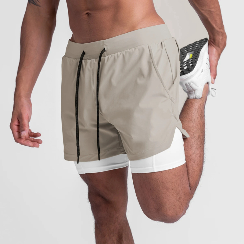 Summer Breathable Polyester Gym Shorts - 图片 5