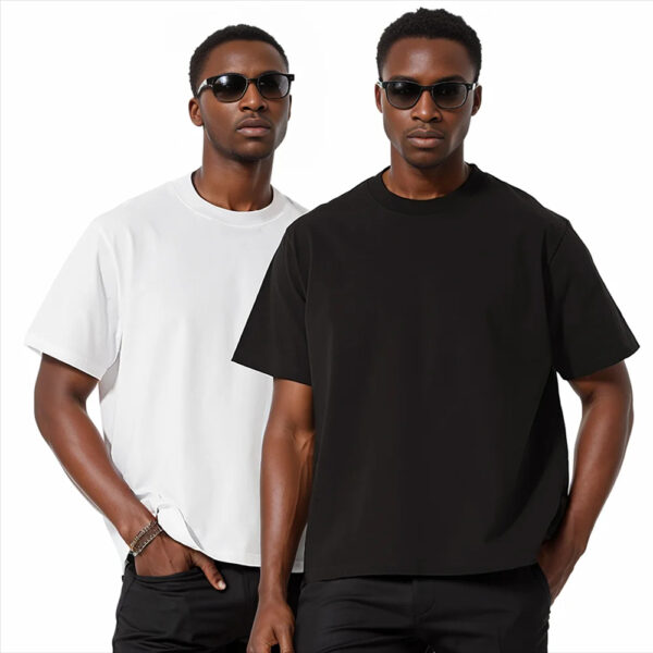 White Black Wholesale 180 Gsm Tee