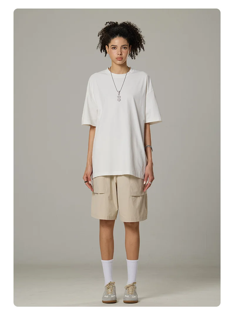160 GSM Sports Oversized Polyester T-shirt - 图片 4