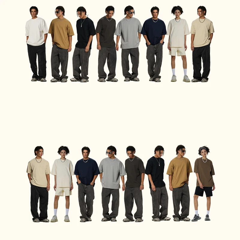 Heavyweight Oversized 350 GSM T-shirts - 图片 5