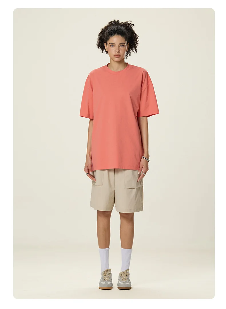 160 GSM Sports Oversized Polyester T-shirt - 图片 5