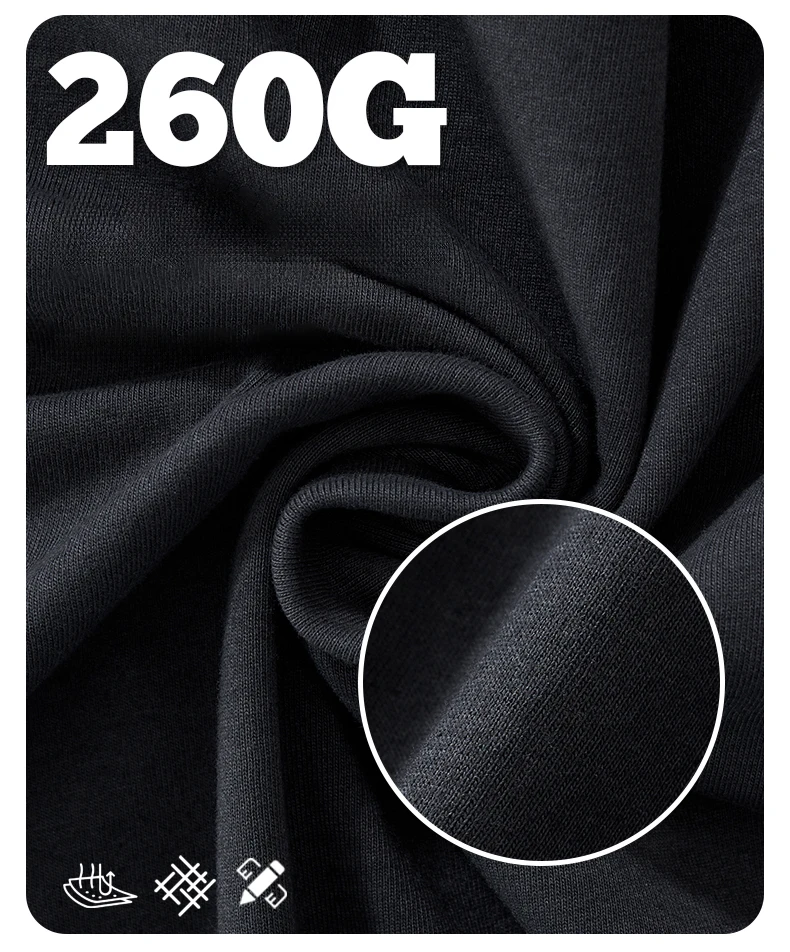 100% Cotton 260 GSM Vintage Washed T-Shirts - 图片 4