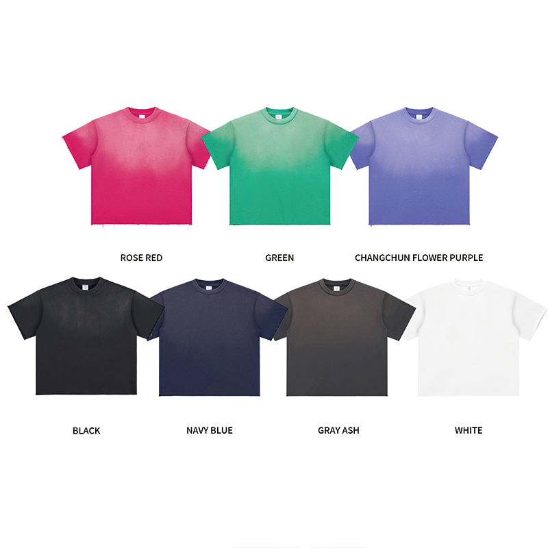 Vintage 350 GSM Sun Faded T-shirts - 图片 6