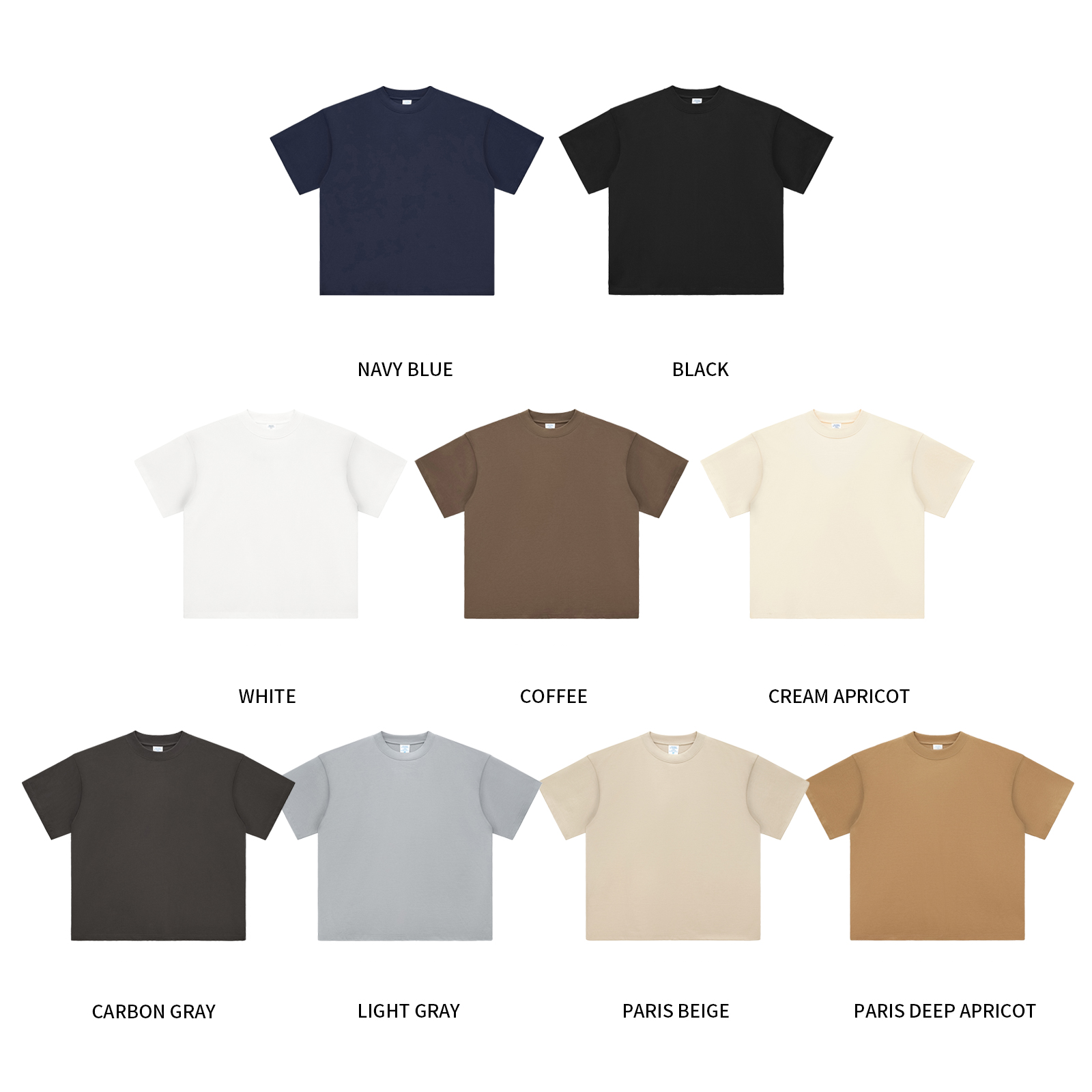 Heavyweight Oversized 350 GSM T-shirts - 图片 6